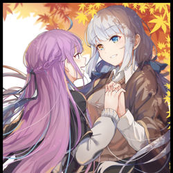 This is a pixiv picture whose title is 秋遊.