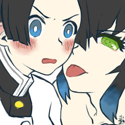 This is a pixiv picture whose title is 伊アオらくがきつめ3.