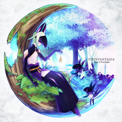 This is a pixiv picture whose title is 【PFAOS】送鐘の幻帰鐘【ハイペリア】.