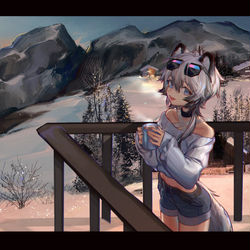 This is a pixiv picture whose title is 喝点卡肥.