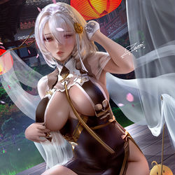 This is a pixiv picture whose title is Sirius Azure Horizons.