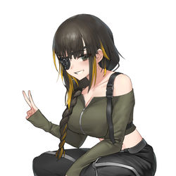 This is a pixiv picture whose title is Techwear M16.