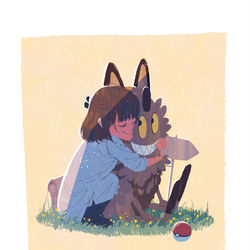 This is a pixiv picture whose title is ただいま！.