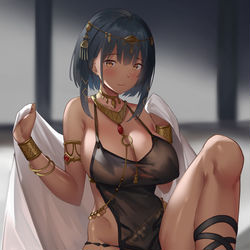 This is a pixiv picture whose title is 踊り子.