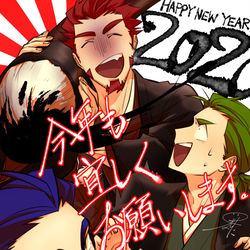 This is a pixiv picture whose title is 2BRO.らくがき まとめ14.