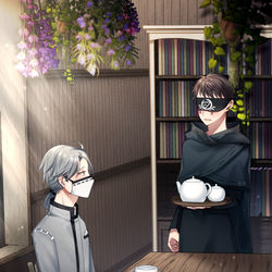This is a pixiv picture whose title is 【通販お知らせ】一緒に紅茶を飲みましょう。【納占】.