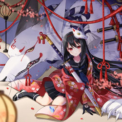 This is a pixiv picture whose title is 花おぼろ.