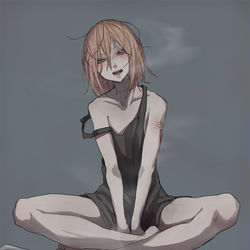 This is a pixiv picture whose title is 考えたって意味ないよ.
