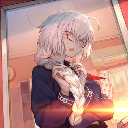 This is a pixiv picture whose title is 聖女な家庭.