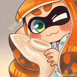 This is a pixiv picture whose title is ぷにぷに～🦑.
