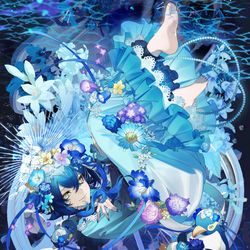 This is a pixiv picture whose title is 瑠璃玉塵哀憐人鳥.