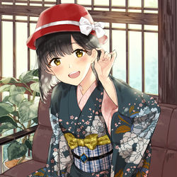 This is a pixiv picture whose title is 似合いますか.