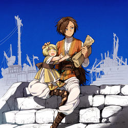 This is a pixiv picture whose title is 【PFAOS】仮親のハズリ【ルナス】.