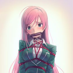 This is a pixiv picture whose title is Moka's Bondage.
