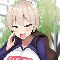 This is a pixiv picture whose title is 宇崎ちゃん.