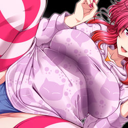 This is a pixiv picture whose title is むちむちダブルピースいえーい！.
