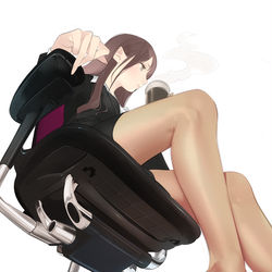 This is a pixiv picture whose title is 無糖ココア.