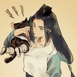This is a pixiv picture whose title is 羅小黒戦記らくがき.