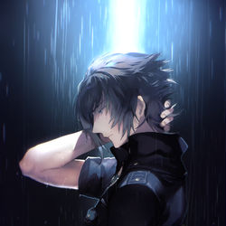 This is a pixiv picture whose title is 別れの時はいつも雨.