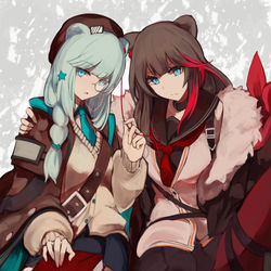 This is a pixiv picture whose title is イスジナ＆冬将軍.