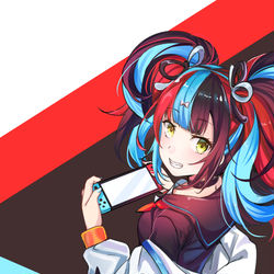 This is a pixiv picture whose title is キラキラのVTUBER(？).