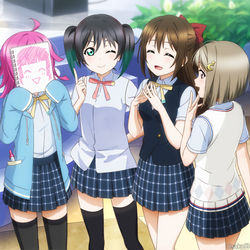 This is a pixiv picture whose title is Anata-chan and the 1st years.