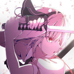 This is a pixiv picture whose title is 我が身、不屈の刃.