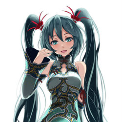 This is a pixiv picture whose title is 翠玉.