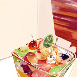 This is a pixiv picture whose title is フルーツゼリー.