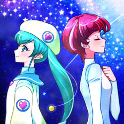 This is a pixiv picture whose title is 星に願いを.