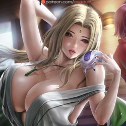 This is a pixiv picture whose title is [Naruto] Tsunade_Preview.