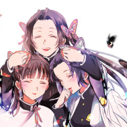 This is a pixiv picture whose title is 胡蝶姉妹.