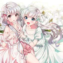 This is a pixiv picture whose title is 久川姉妹.