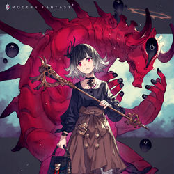 This is a pixiv picture whose title is Modern Fantasy+ 7.