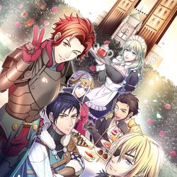 This is a pixiv picture whose title is [先生と支援S+2]表紙イラスト.