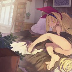 This is a pixiv picture whose title is 【強化人類アムネロ】しらない部屋【オリジナル】.