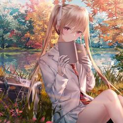 This is a pixiv picture whose title is 维多顿小溪通关纪念.