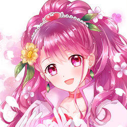 This is a pixiv picture whose title is キュアグレース.