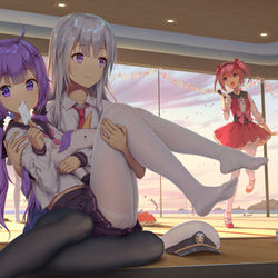 This is a pixiv picture whose title is カンセンたちの休日.