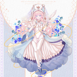 This is a pixiv picture whose title is 【PFAOS】聖筆のニニプリュム【ハイペリア】.