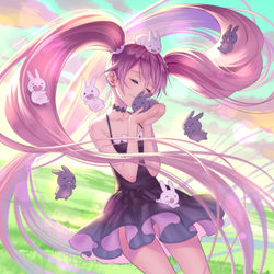 This is a pixiv picture whose title is うさうさ.
