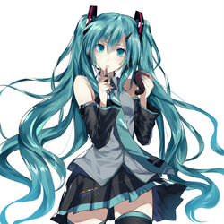 This is a pixiv picture whose title is ミクちゃん.