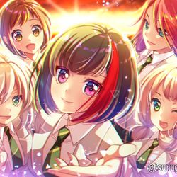 This is a pixiv picture whose title is いつも通りの放課後デイズ フラスタ.