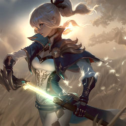 This is a pixiv picture whose title is Jean the Dandelion Knight.