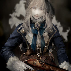 This is a pixiv picture whose title is 亡霊船船長リディムローガ.