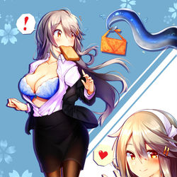 This is a pixiv picture whose title is お題絵榛名ちゃん.