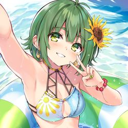 This is a pixiv picture whose title is 水着双葉さん.
