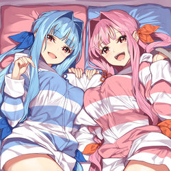 This is a pixiv picture whose title is お姉ちゃんは琴葉姉妹さん.