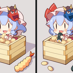 This is a pixiv picture whose title is 間違い探し.