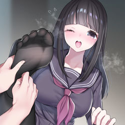 This is a pixiv picture whose title is 足裏マッサージ.